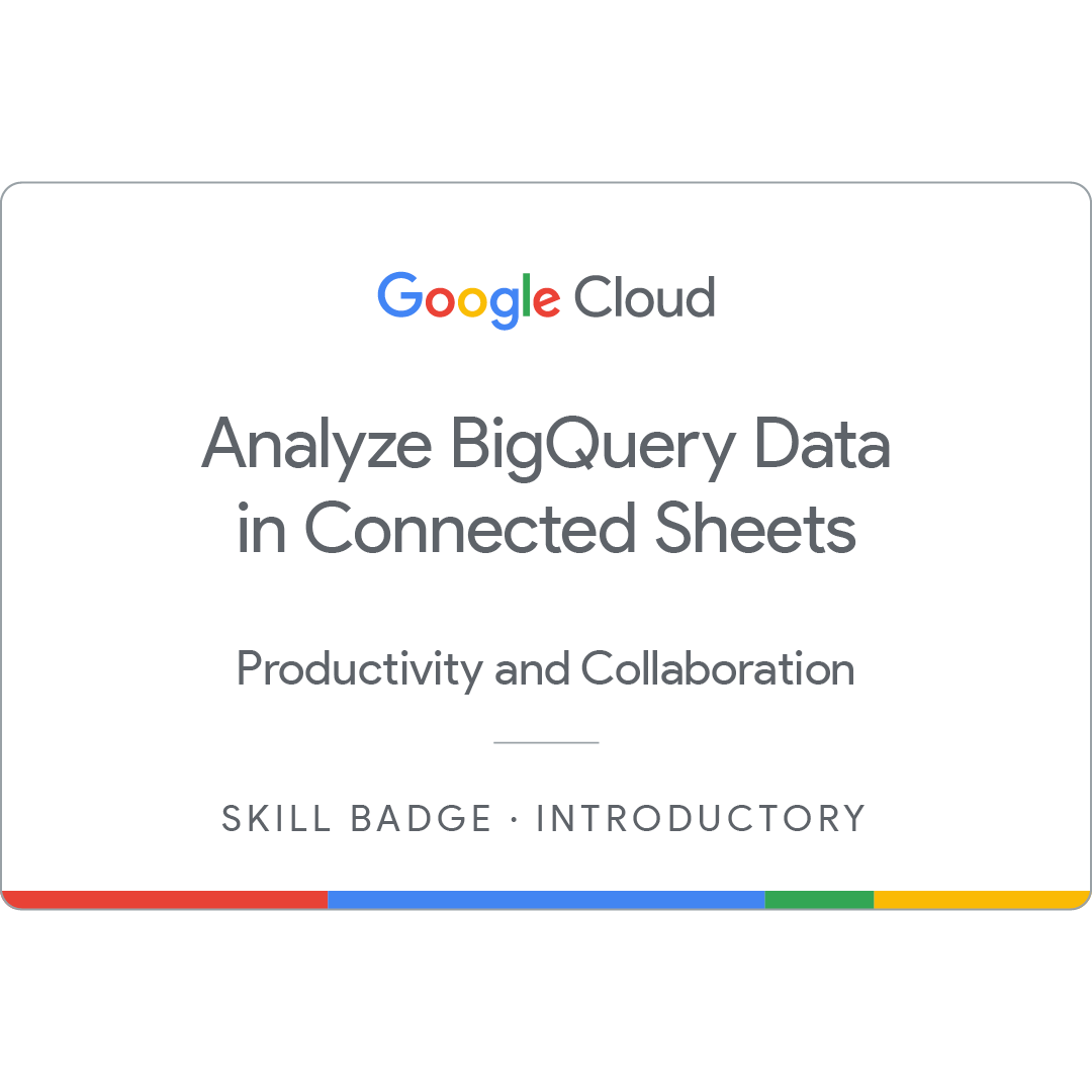 Analyze BigQuery Data in Connected Sheets