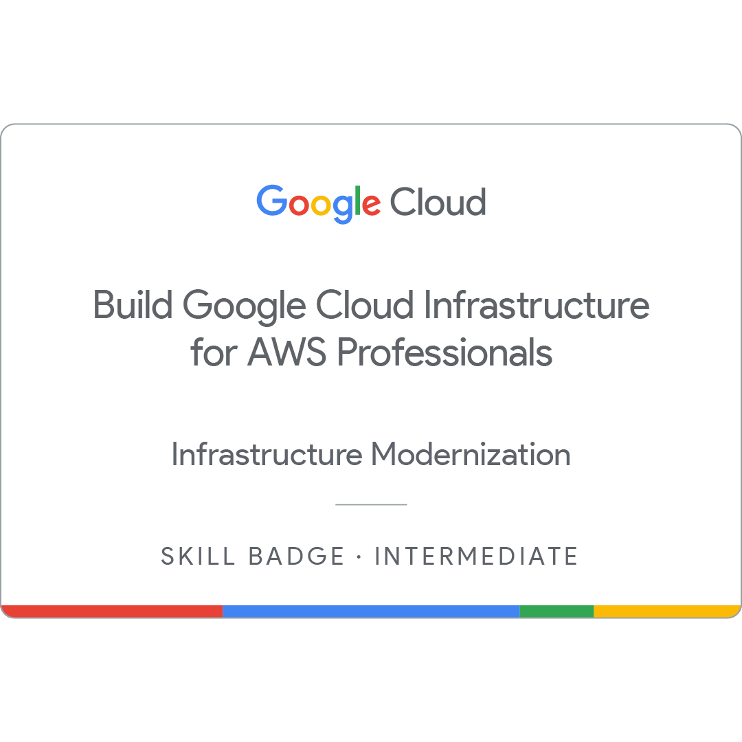 Build Google Cloud Infrastructure for AWS Professionals