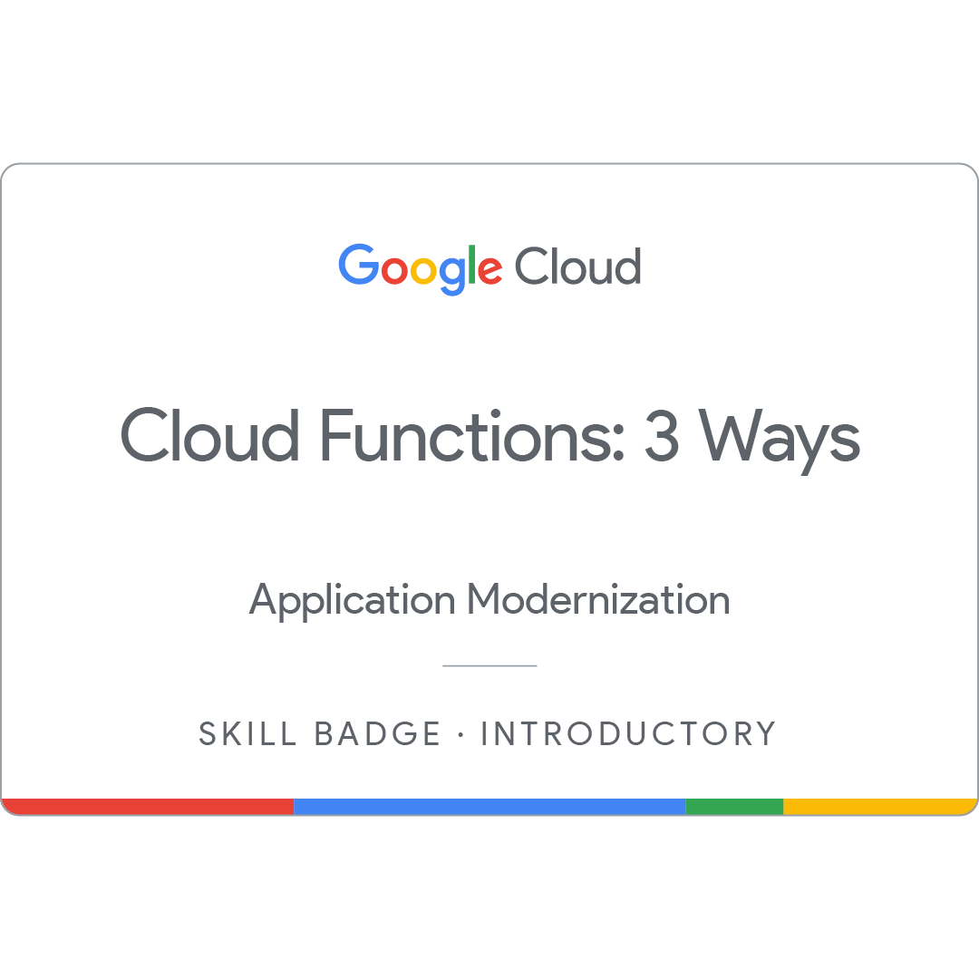 Cloud Functions 3 Ways