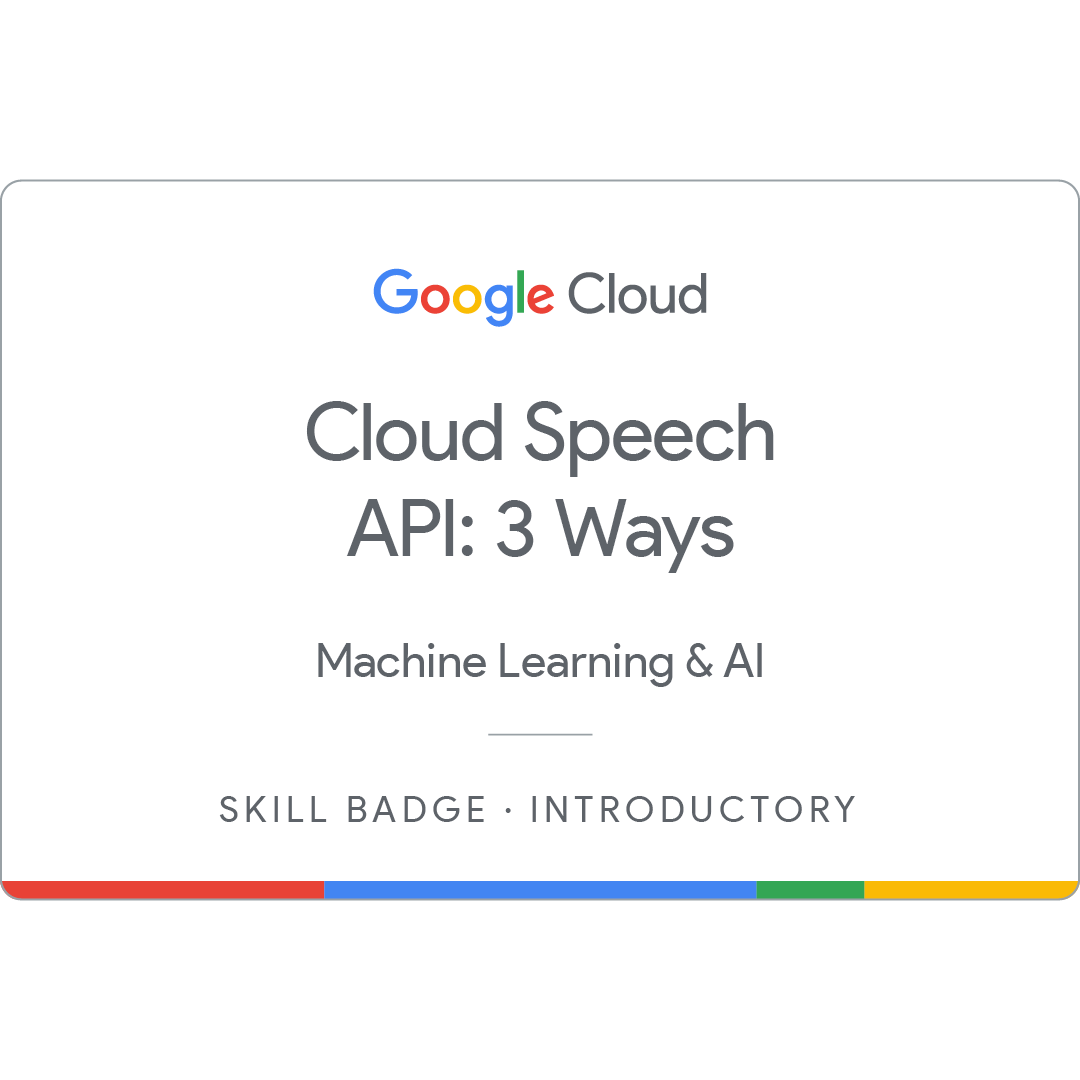 Cloud Speech API 3 Ways